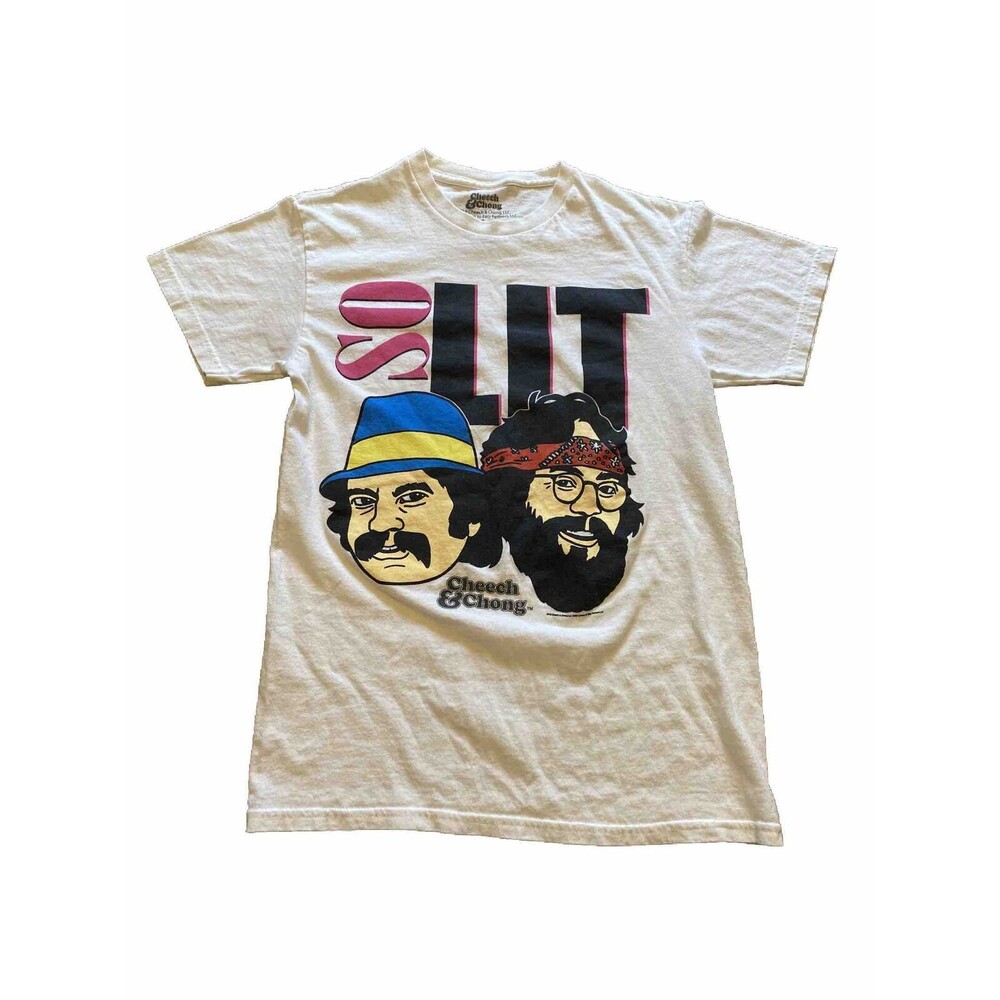 Cheech And Chong T- Shirt  SO LIT Cheech And Chong Up In Smoke Size Small